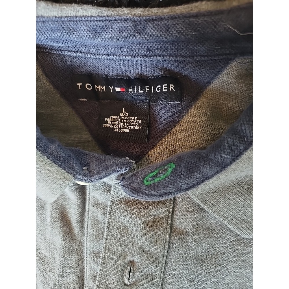 TOMMY HILFIGER MEN'S CLASSIC FIT POLO SHIRT, Men's Size M, Gray/Grey - Picture 2 of 11